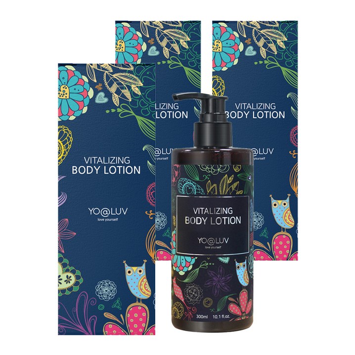 요아럽 바이탈라이징 바디로션 시트러스향, 3개, 300ml