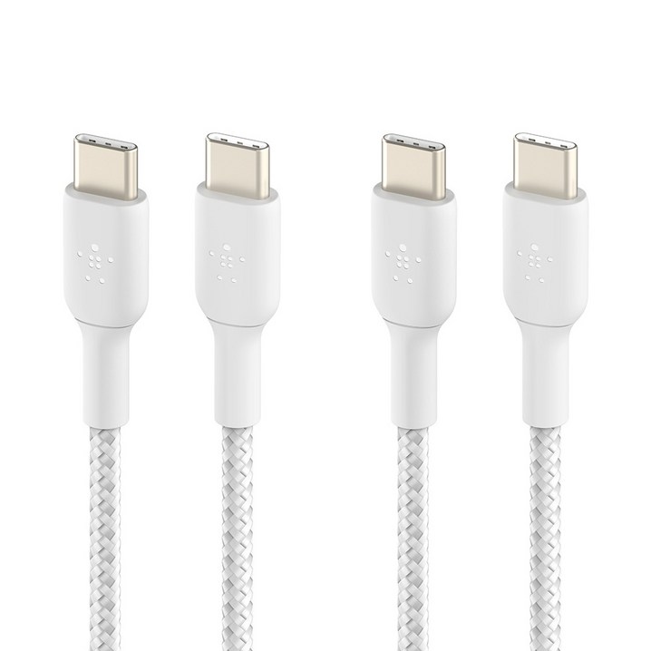 벨킨 BoostCharge 브레이디드 USB C타입C타입 고속 충전케이블 CAB004bt2MWH 벨킨 BoostCharge 브레이디드 USB C타입C타입 고속 충전케이블 CAB004bt2MWH