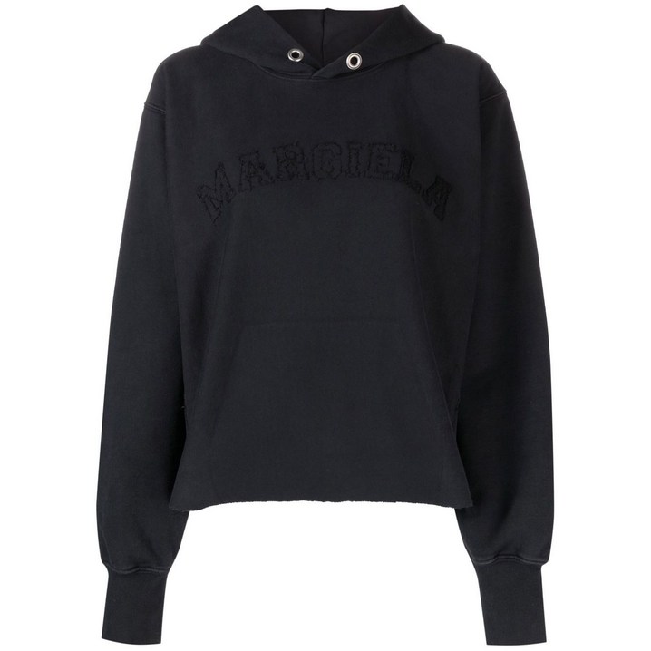 메종 마르지엘라 로고 자수 후디