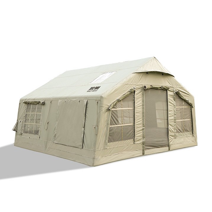 울프네스트 캠핑 무빌드 캐빈 텐트 휴대용 넓은 공간의 자동 에어텐트