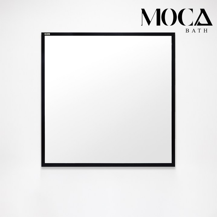 모카바스 욕실용 거울 모음, 퓨어 블랙 욕실거울800X800