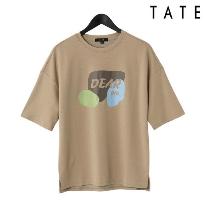테이트 공용 삼색 프린트 티셔츠 KAAF7WKL040
