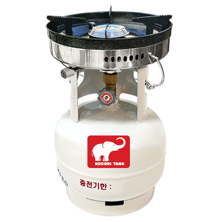 고화력 해바라기버너 코돌이탱크 LPG 3kg 고화력 버너세트, 3kg바람막이일체형코돌이버너미세조절, 1세트