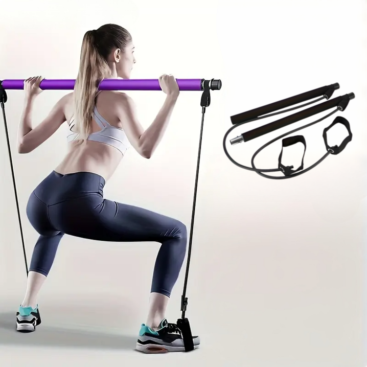 필라테스 스틱바 홈트레이닝 저항 밴드 전신운동 기구