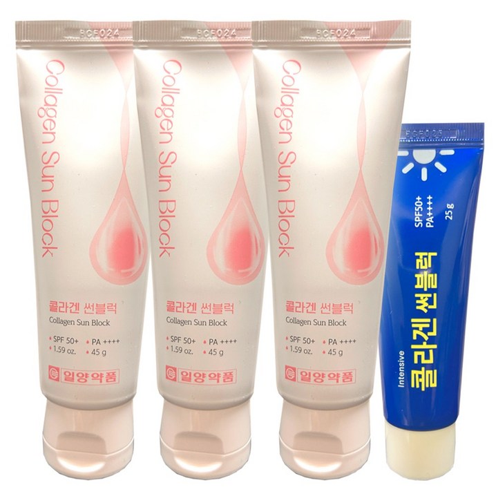 일양약품 콜라겐 선블럭 썬크림 미백 주름개선 UV차단 2개1개본품 휴대용1개, 2개 일양약품 콜라겐 선블럭 썬크림 미백 주름개선 UV차단 2개1개본품 휴대용1개, 2개