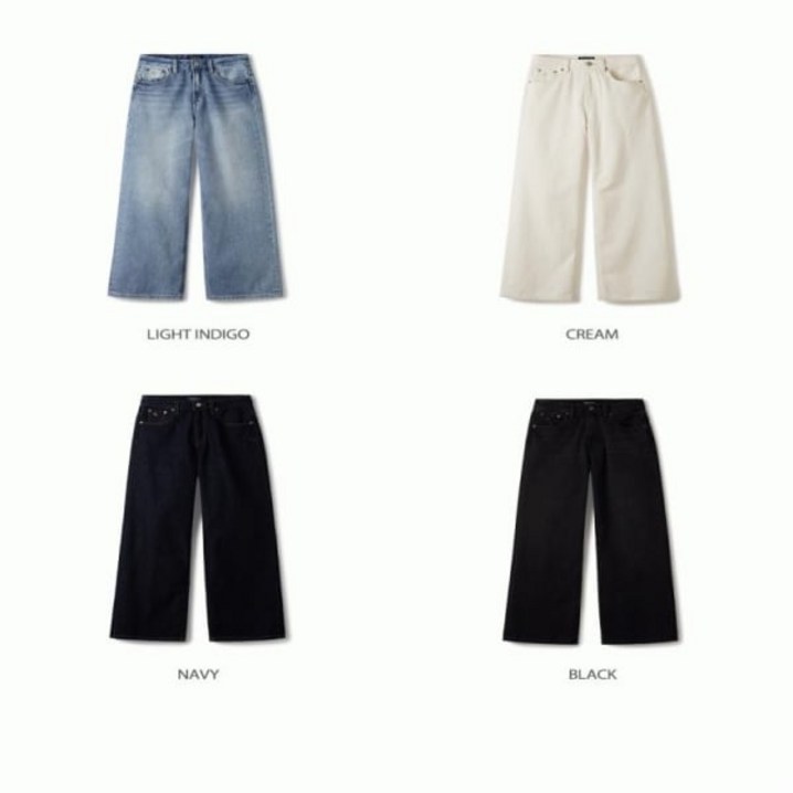 후아유 후아유 여성용 와이드 데님 청바지 Wide DenimFA WHTJE4911F 후아유 후아유 여성용 와이드 데님 청바지 Wide DenimFA WHTJE4911F