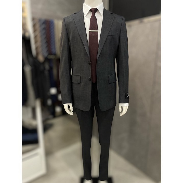 리버클래시 25SS 차콜 투톤 울혼방 춘하 슬림핏수트LLM11510, LLM13510DG