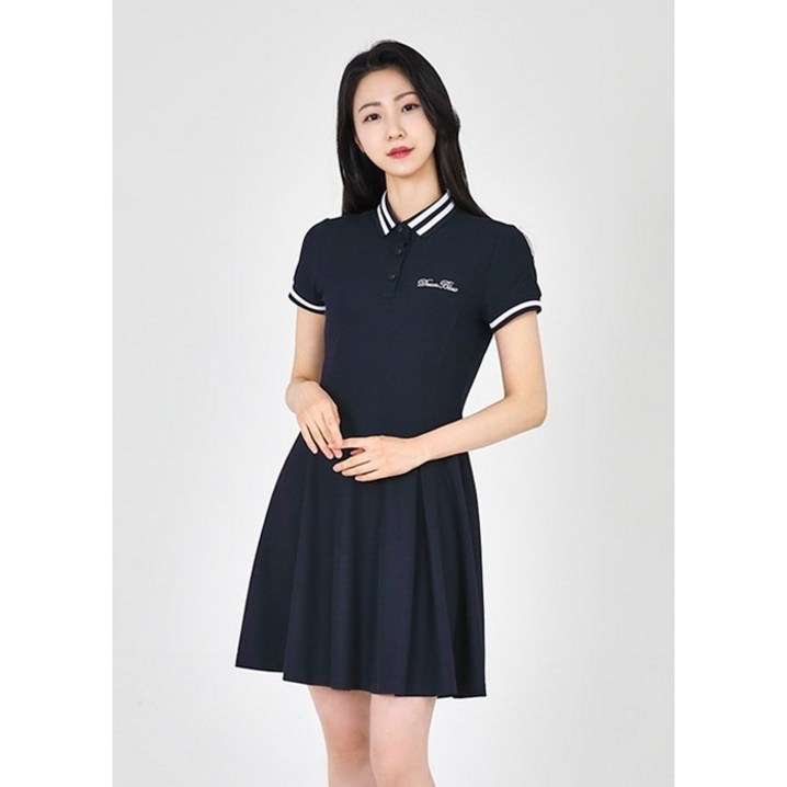 다운블로우 여자 골프웨어 카라 반팔 네이비 원피스 90009 다운블로우 여자 골프웨어 카라 반팔 네이비 원피스 90009