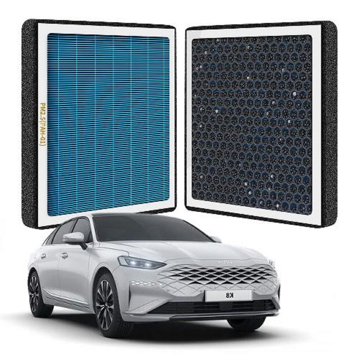 퓨어에어 K8 헤파 활성탄 듀얼 에어컨필터호환