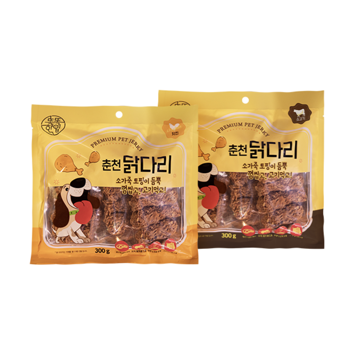 똑똑한입 춘천닭다리 치킨 300g, 치킨