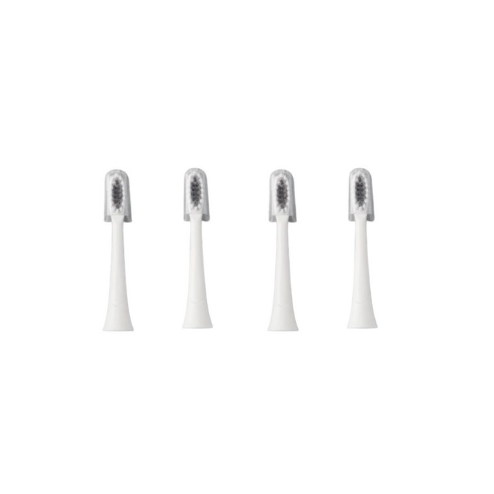 프로벨 음파전동칫솔 리필모, 4개, 화이트 프로벨 음파전동칫솔 리필모, 4개, 화이트