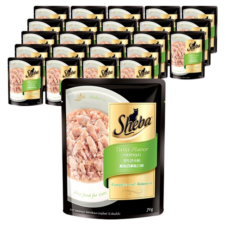 쉬바 어덜트 고양이 주식파우치