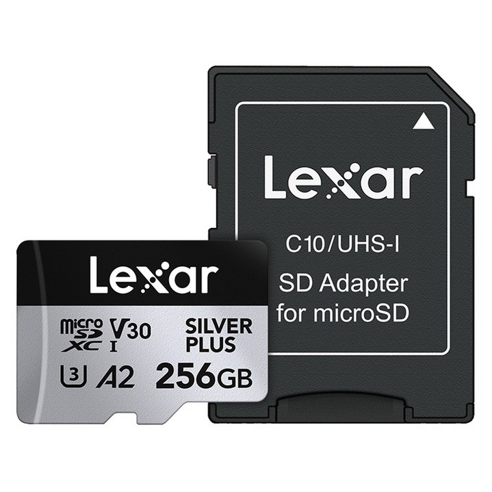 렉사 Professional Silver PLUS 마이크로SD 메모리카드, 256GB, 1개