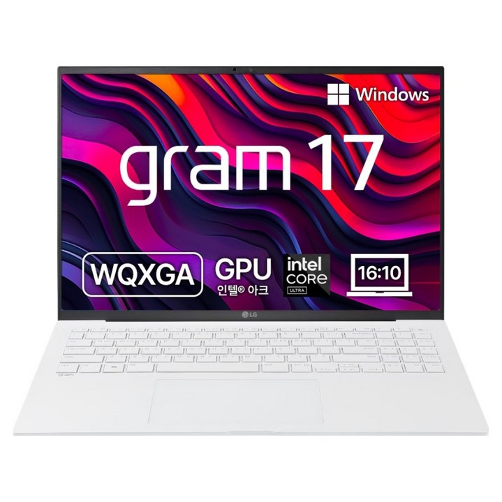 LG전자 2025 그램 17 코어Ultra5, 에센스 화이트, 256GB, 16GB, WIN11 Home, 17Z90S-GA5VK