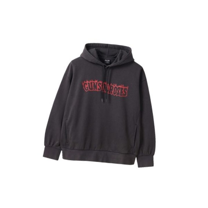 매장정품 TOPTEN 탑텐 공용 테리 콜라보 스웨트후디 건즈앤로지스MSF5TH3901 MSF5TH3901 464508