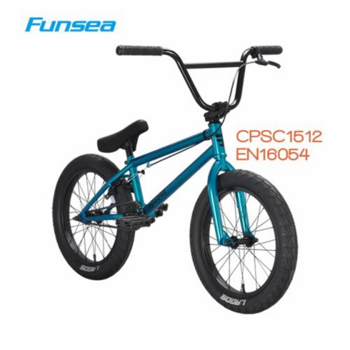 싸이클자전거 로드바이크 Funsea 광택 반짝이는 색상 자전거, BMX 자전거 스턴트, 십대 어린이, 여아, 소년, CPSC1512, EN16054, 18 인치