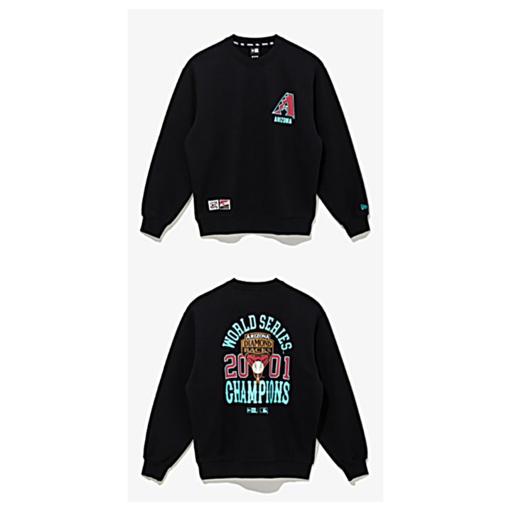 뉴에라 맨투맨 MLB 애리조나 다이아몬드백스 챔피언스 맨투맨 블랙 14742045