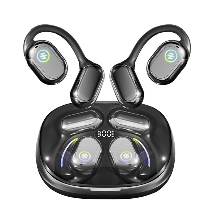 헤몬팜 오픈이어 무선 이어폰 블루투스 이어폰 충전식 골전도 이어폰