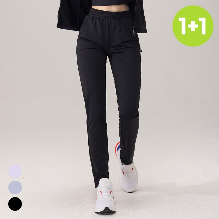 에버라스트 1+1 여성 트레이닝 바지 슬림핏 트랙팬츠