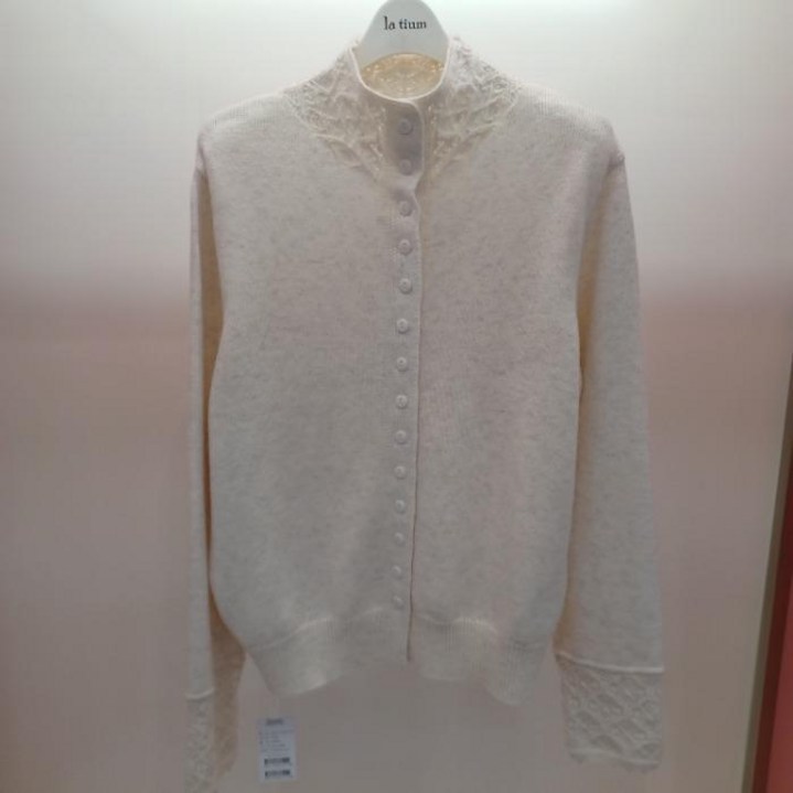 라티움 Destijl 뜨개 소매 넥 레이어드 품펀한 니트티형 하이넥 울 가디건 D2611cd04I 44878577 2742651