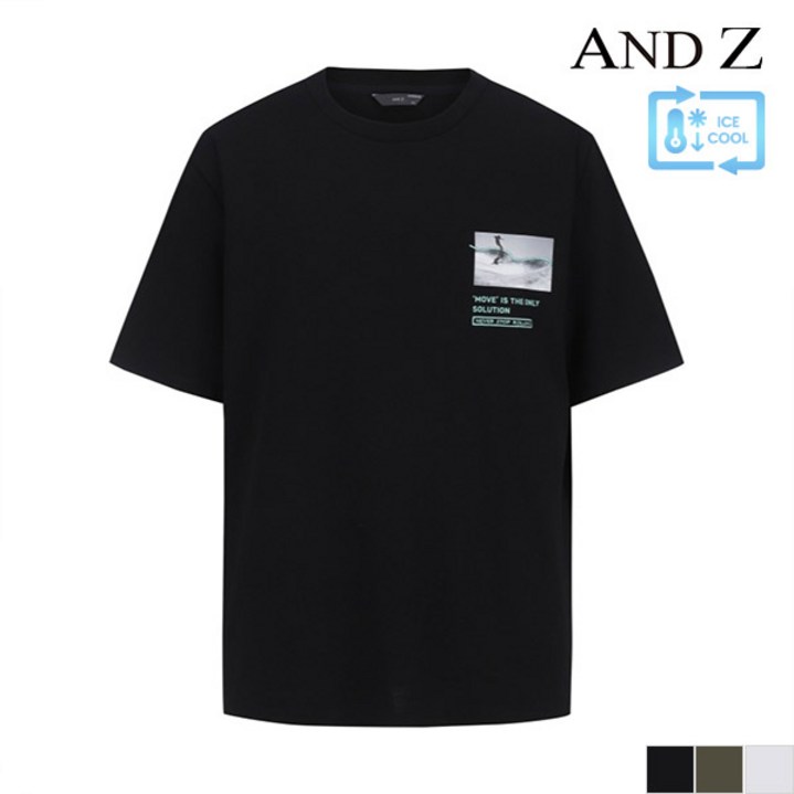 지오지아 앤드지  아이스 그래픽 반팔 티셔츠 (BZB2TR1121_A)