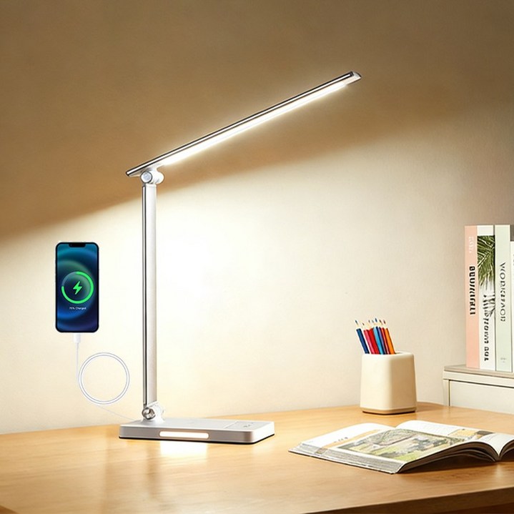 SASAKO 풀스펙트럼 LED 스탠드 블루라이트 차단  학습용 스탠드 침실 무드등