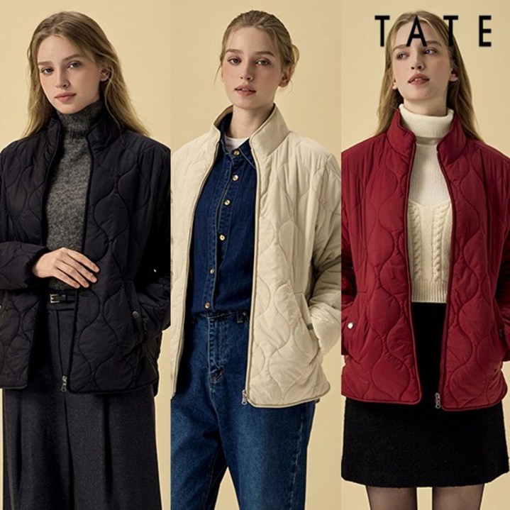 25FW 테이트 여성 소로나 퀼팅점퍼 1종