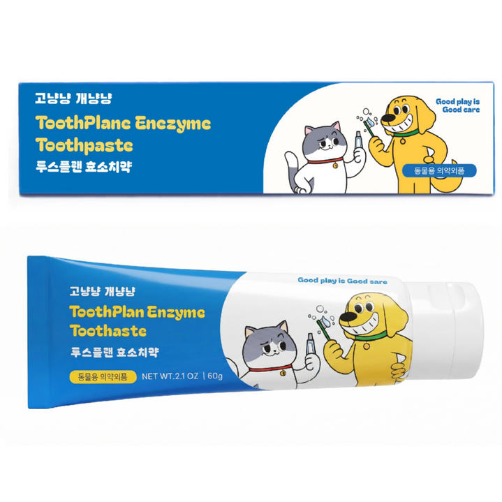 고냥냥 개냥냥 반려동물 효소 치약 닭고기맛, 1개, 60g