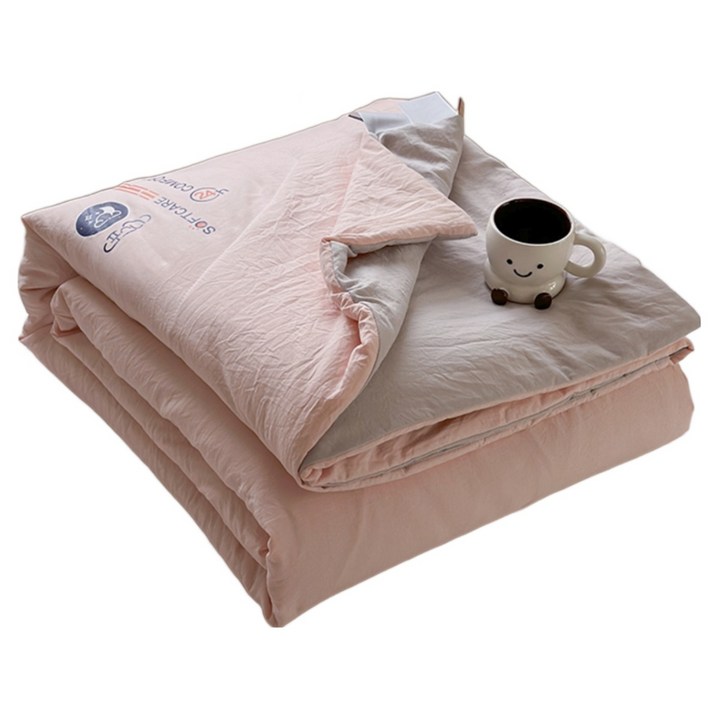 포스니 자수 워싱 양면 간절기이불 차렵이불