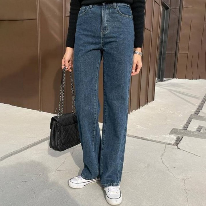 피핀 여성용 숏중롱 봄 ver 세미 와이드 데님팬츠 중 79715