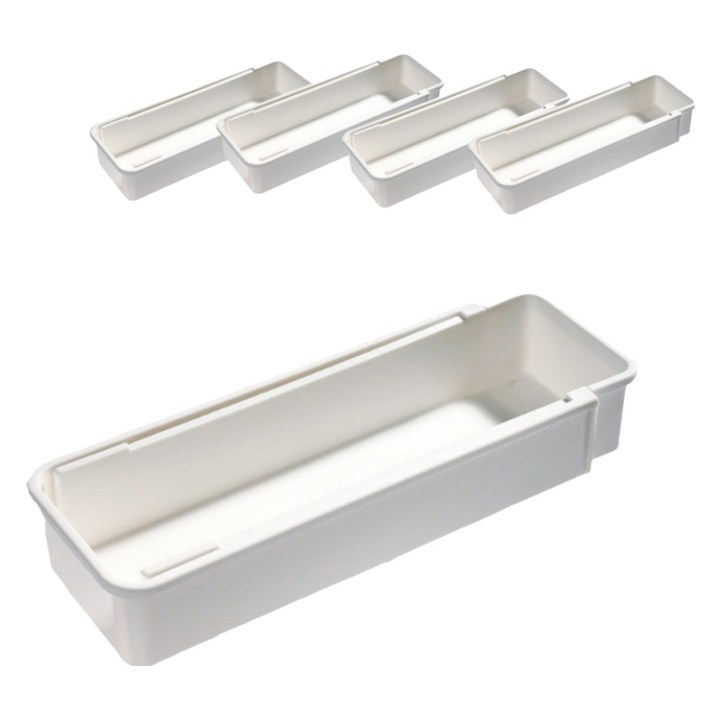 센스팡 내맘대로 길이조절 수납함, 단일색상, 5개