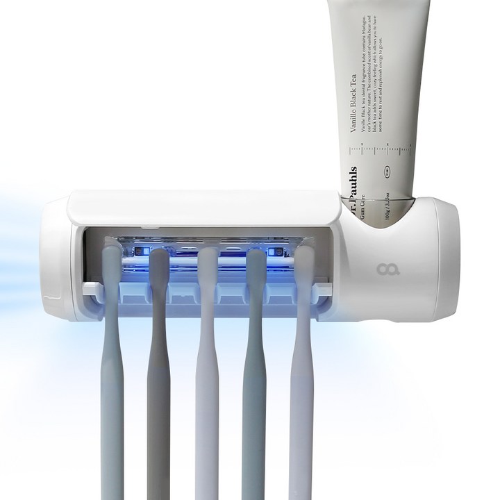 오아 클린이퓨어 Air UVC LED 무선 살균 건조 스마트 5구 칫솔 살균기