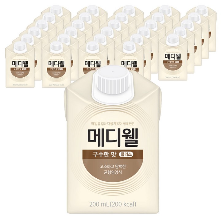 메디웰 구수한맛 플러스, 30개, 200ml
