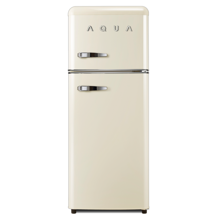 중형냉장고 하이얼 아쿠아 레트로 일반소형 냉장고 115L 방문설치, 크림 아이보리, ART118MDI