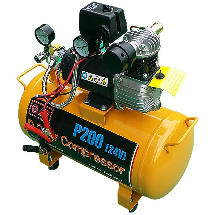 DC 디씨콤프레샤 12V 2마력 GP2 550W 에어 콤프 컴프레서 24L