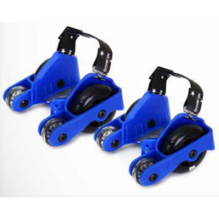 누비고 휠 롤러 사이즈조절 LED 바퀴 신발 장착, 블루