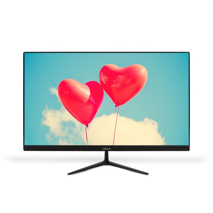 큐닉스 24인치 75Hz HDR 오피스 사무용 게이밍모니터 IPS 패널 CCTV, QX24SD 슬림 일반, 60.4cm