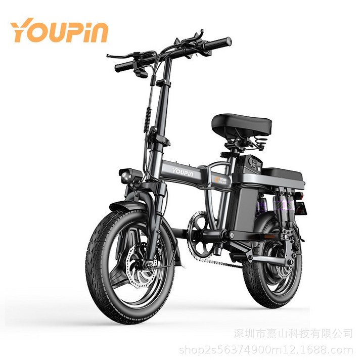 안티프래질 성인용 전기 자전거 접이식 및 운전 리튬 배터리 두 바퀴 초경량, 8A 30KM, 한개옵션1