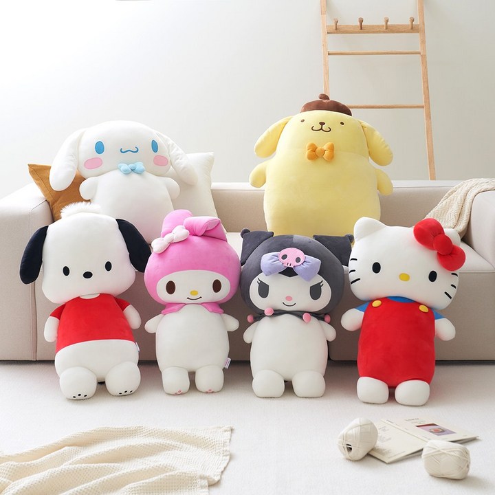 데이니즈 산리오 모찌 대형 바디필로우 캐릭터 목베개 대형쿠션, 캐릭터선택:폼폼푸린