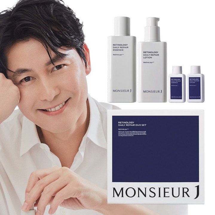 무슈제이 레티놀로지 흔적 모공 에센스 스킨 로션 세트(에센스 + 로션 + 샘플2종) 1개, 1개