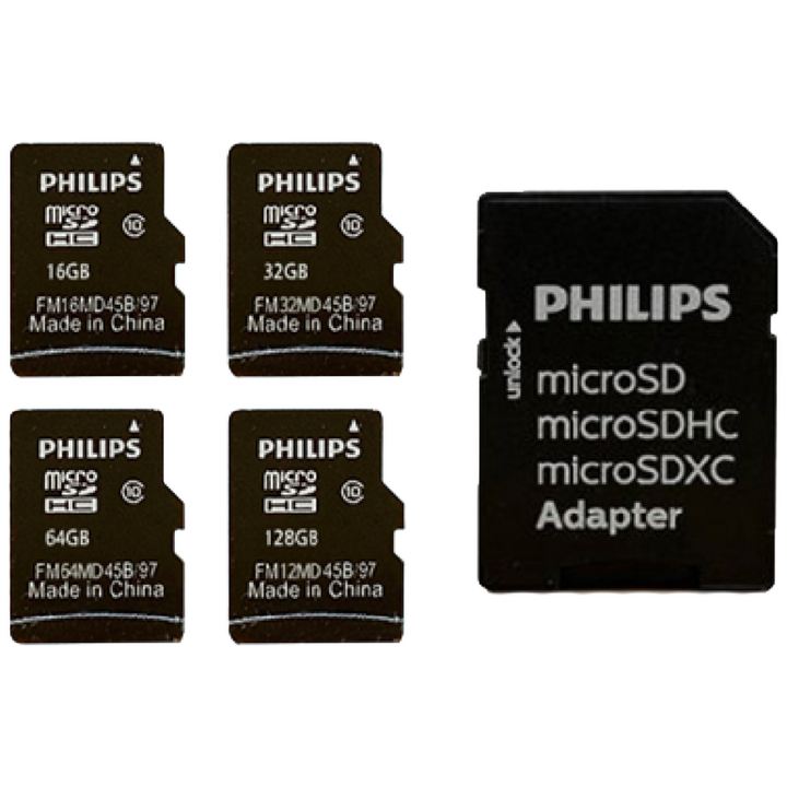 필립스 micro SD카드 Class 10 + 어답터, 32GB, 1개
