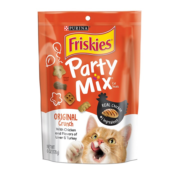 프리스키 파티믹스 멀티팩 고양이 간식 170g, 오리지날리얼치킨  간  칠면조 혼합맛, 1개