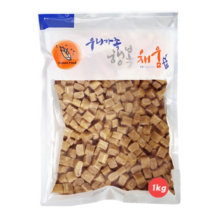 수제명가 강아지 대용량 큐브 건조간식 1kg, 황태, 2개 수제명가 강아지 대용량 큐브 건조간식 1kg, 황태, 2개