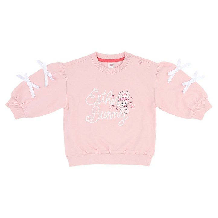 에스더러브스유 트윈 리본 체리팝 맨투맨