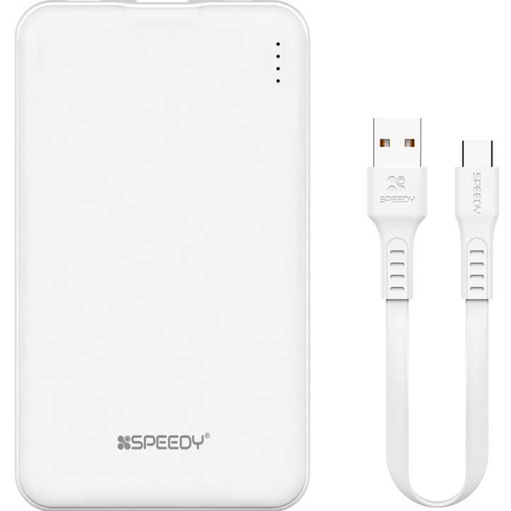SPEEDY 슬림핏 보조배터리 5000mAh  C타입 케이블