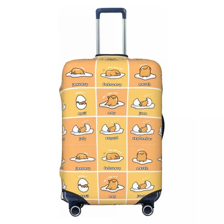 The Official Home Of Hello Kitty & Friends Gudetama Suitcase Cover Holiday Useful Luggage Protection
