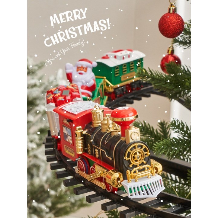 크리스마스트리기차 움직이는 전동 기차 고급오너먼트 트리 장식 소품 6914566963