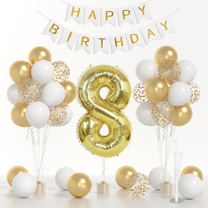 파티 용품 생일파티 풍선 올인원 세트