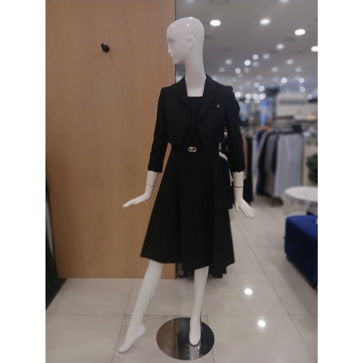 케네스레이디 케네스레이디 E504 다이포 레이어드 벨티드 원피스EWOPOD0400