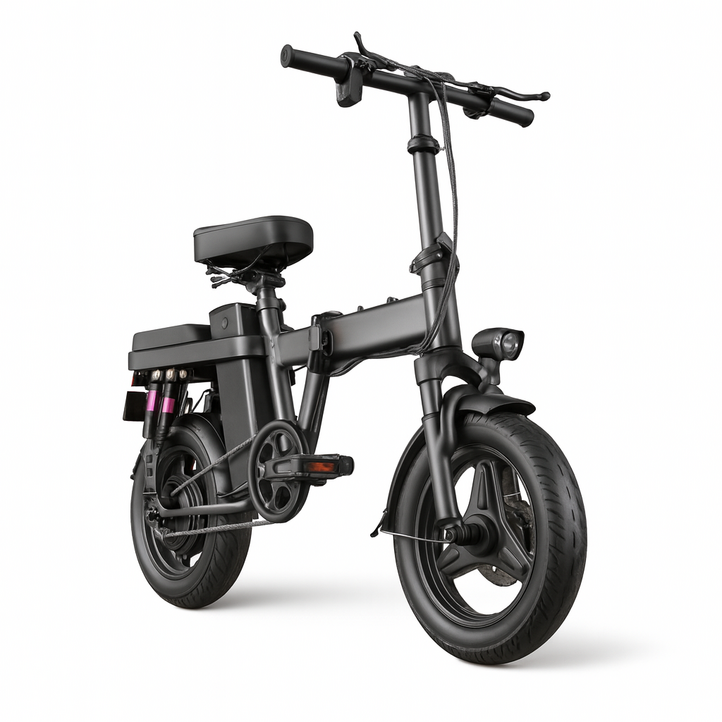 에버라이드 100km 디스플레이 전기 바이크 접이식 자전거 배달용 미니 이륜